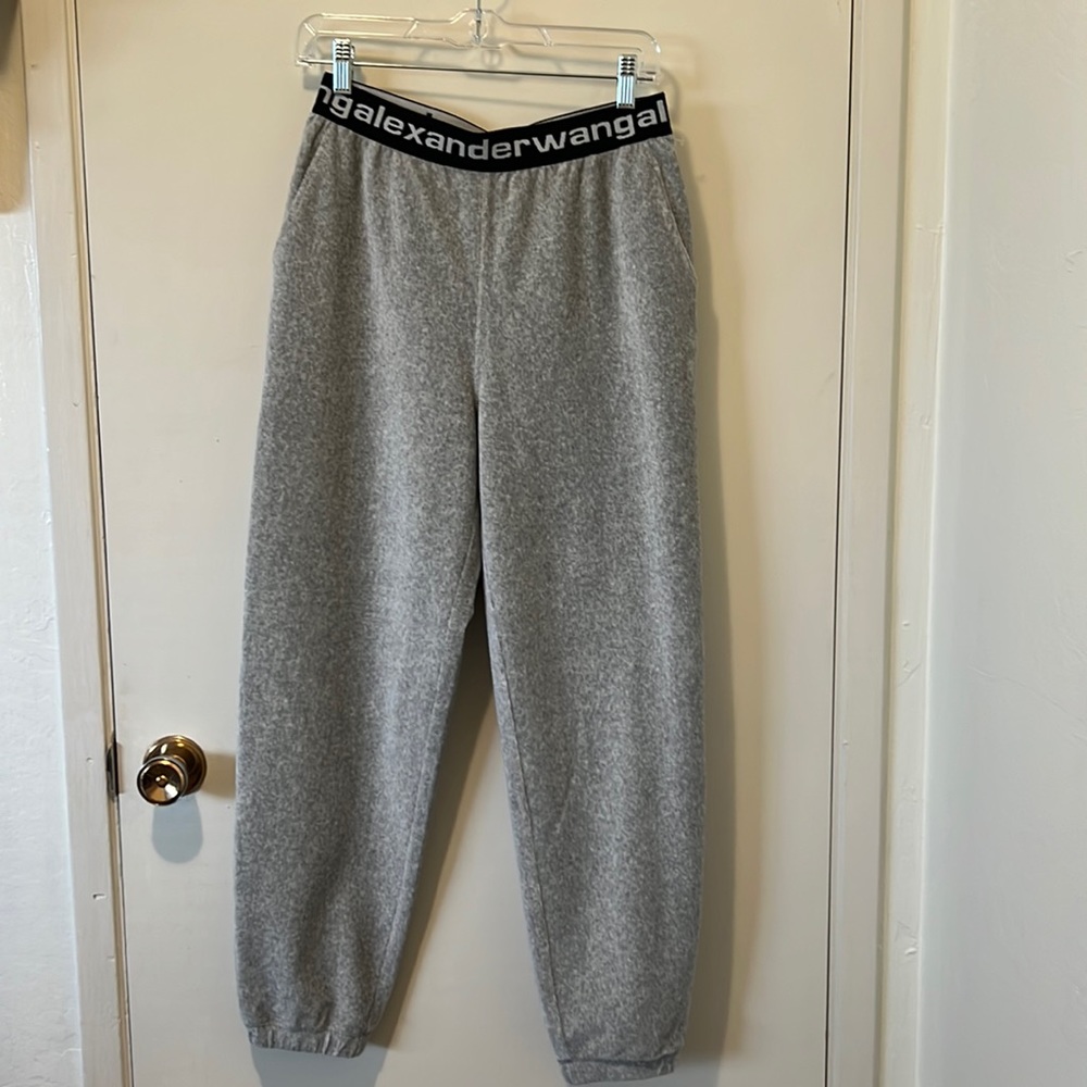 Euc like new, Alexander wang velvet corduroy grey pants